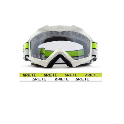 Очки кроссовые ARIETE GOGGLES ADRENALINE PRIMIS, белый-желтый, зеркальная тонированная линза 14001-PPBB