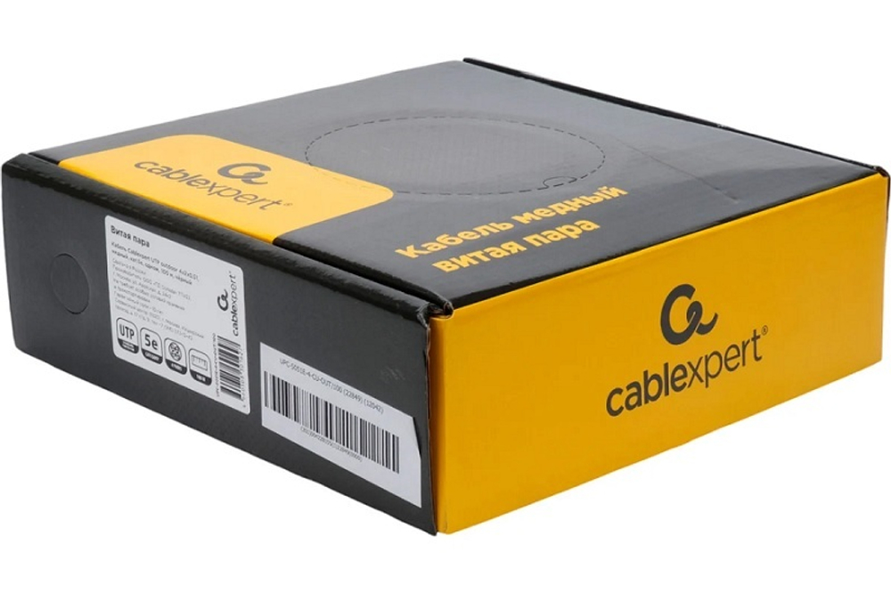 Кабель витая пара U/UTP 5e кат. 4 пары Cablexpert UPC-5051E-4-CU-OUT/100