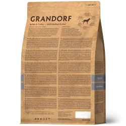 Grandorf Rabbit & Turkey, Adult Medium & Maxi для средних и крупных пород (Кролик с индейкой)