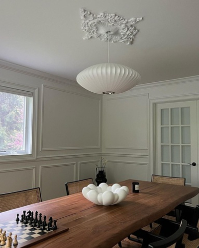 Люстра из искусственного шелка