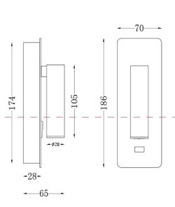 Бра Maytoni Mirax C041WL-L3W3K