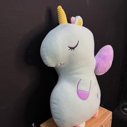 Единорог плюшевый сиреневый