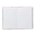 Блокнот Basir, формат А5, серия "Вышивка", меховая обложка, 21*15 см, 92 листа, 4 цвета ассорти