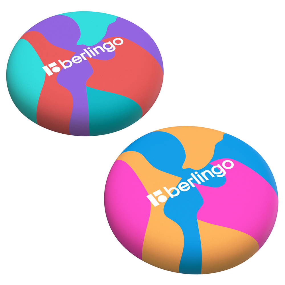 Ластик "Neonometry", ТПР, 36*36*11мм, ассорти