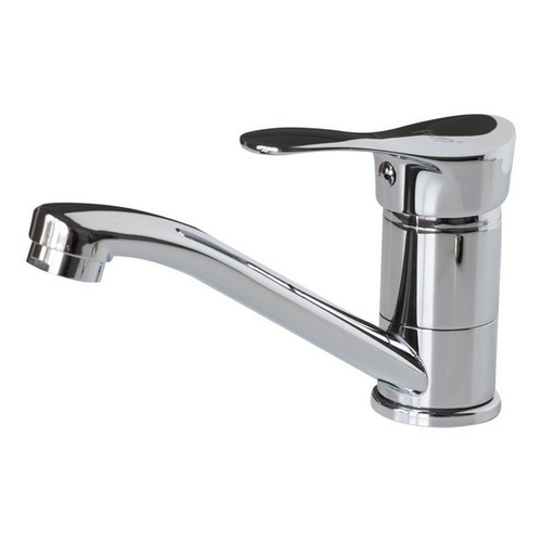 Смеситель для кухни 35к F4514-2-B FRAP (плоский пов.излив, п/гайку, хром, силумин)