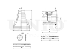 ШРУС внутренний UNIO CVJ-30063