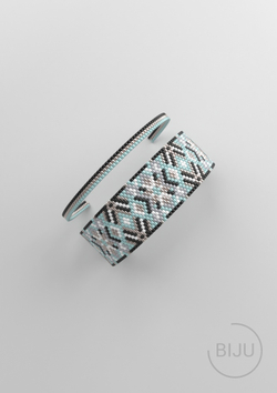 Схема PEYOTE, Схема браслета мозаичное плетение, узор из Miyuki Delica 11/0, файл PDF, №140