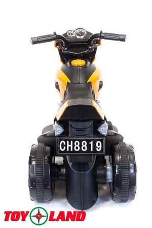 Детский электромотоцикл Toyland Minimoto CH 8819 оранжевый