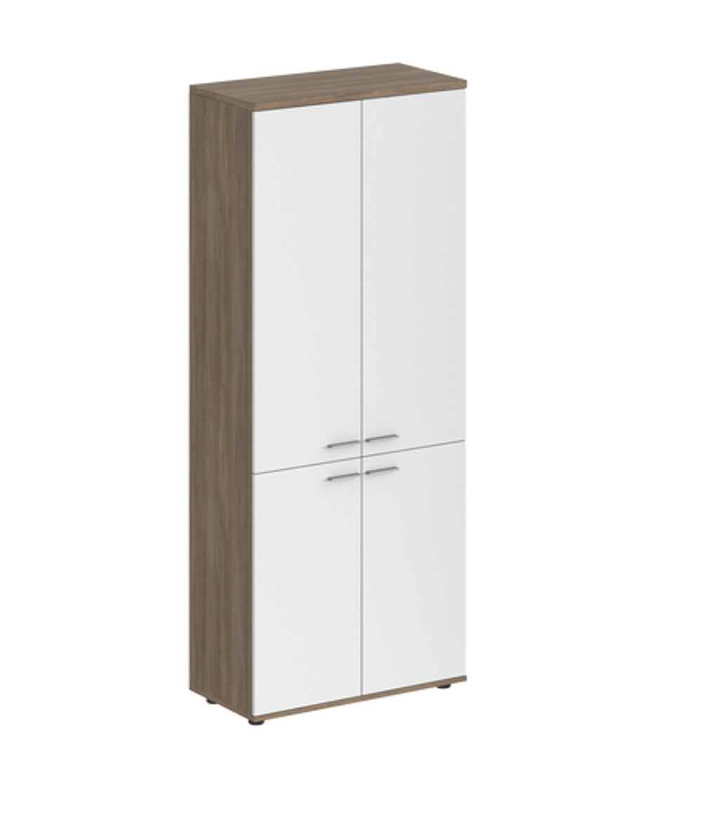 Шкаф высокий для документов с 2 комплектами дверей SG.801.OD.WH.WH СИГМА (SIGMA)