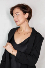 HMG 1324 G steel/Coral Чокер арт.1392