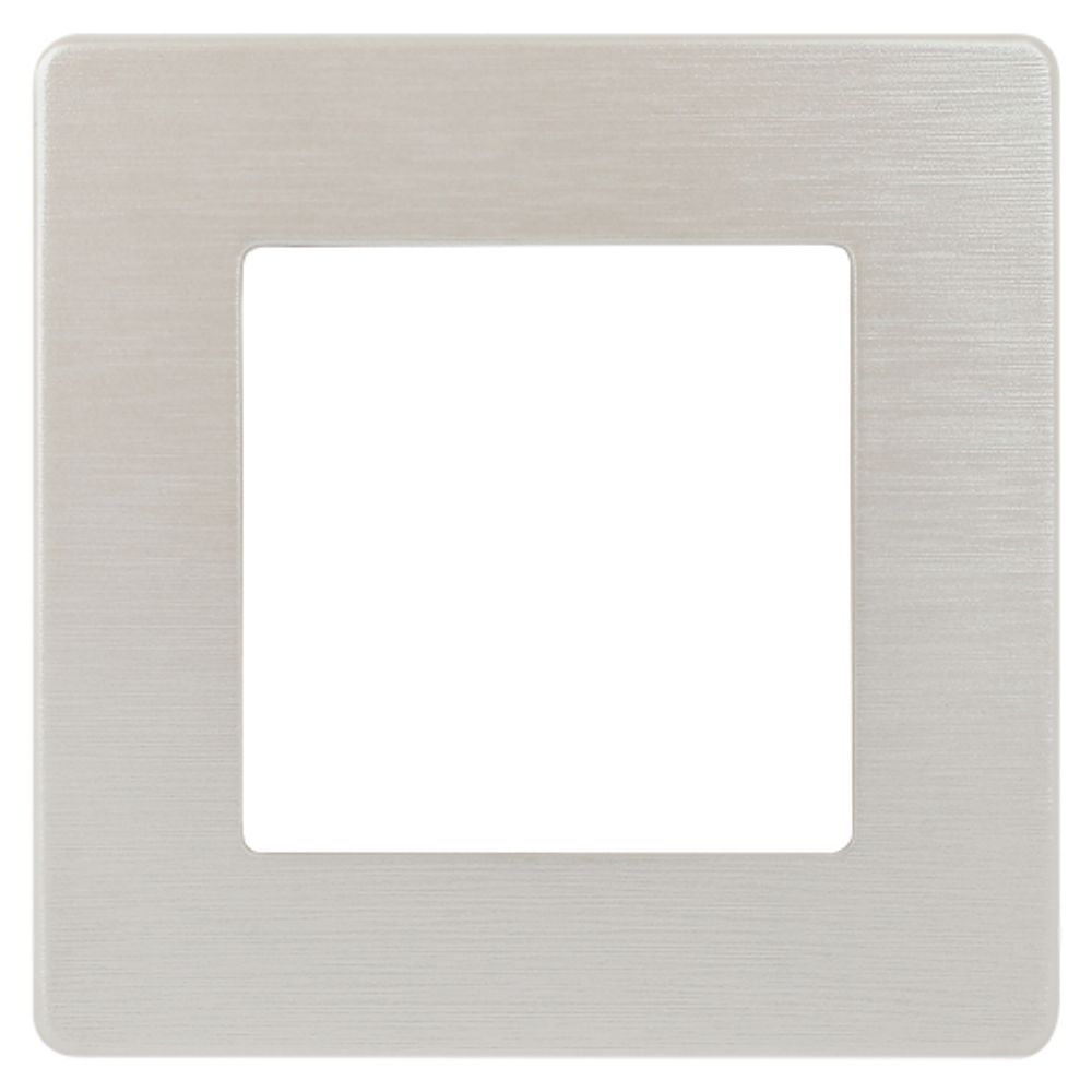 Рамка для розеток и выключателей ЭРА Серия 12 12-5101-15 на 1 пост, Сатин, перламутр