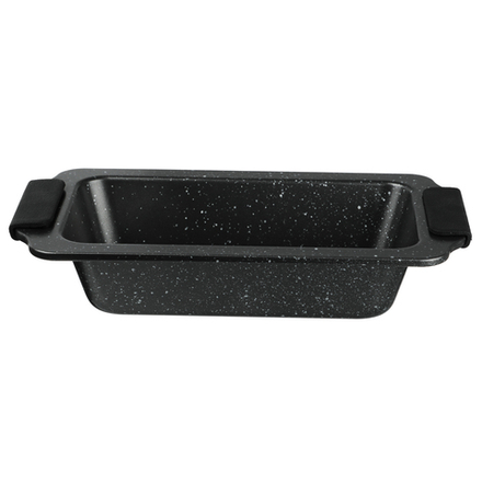 SATOSHI Лион Форма для выпечки хлеба прямоуг. 28,5x16x6см, антиприг.покрытие Мрамор, силикон.ручки