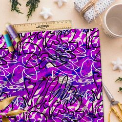 Ткань таффета фиолетовый сон