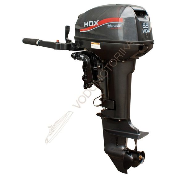 Лодочный мотор HDX Titanium T9,9 BMS 9.9 л.с. двухтактный