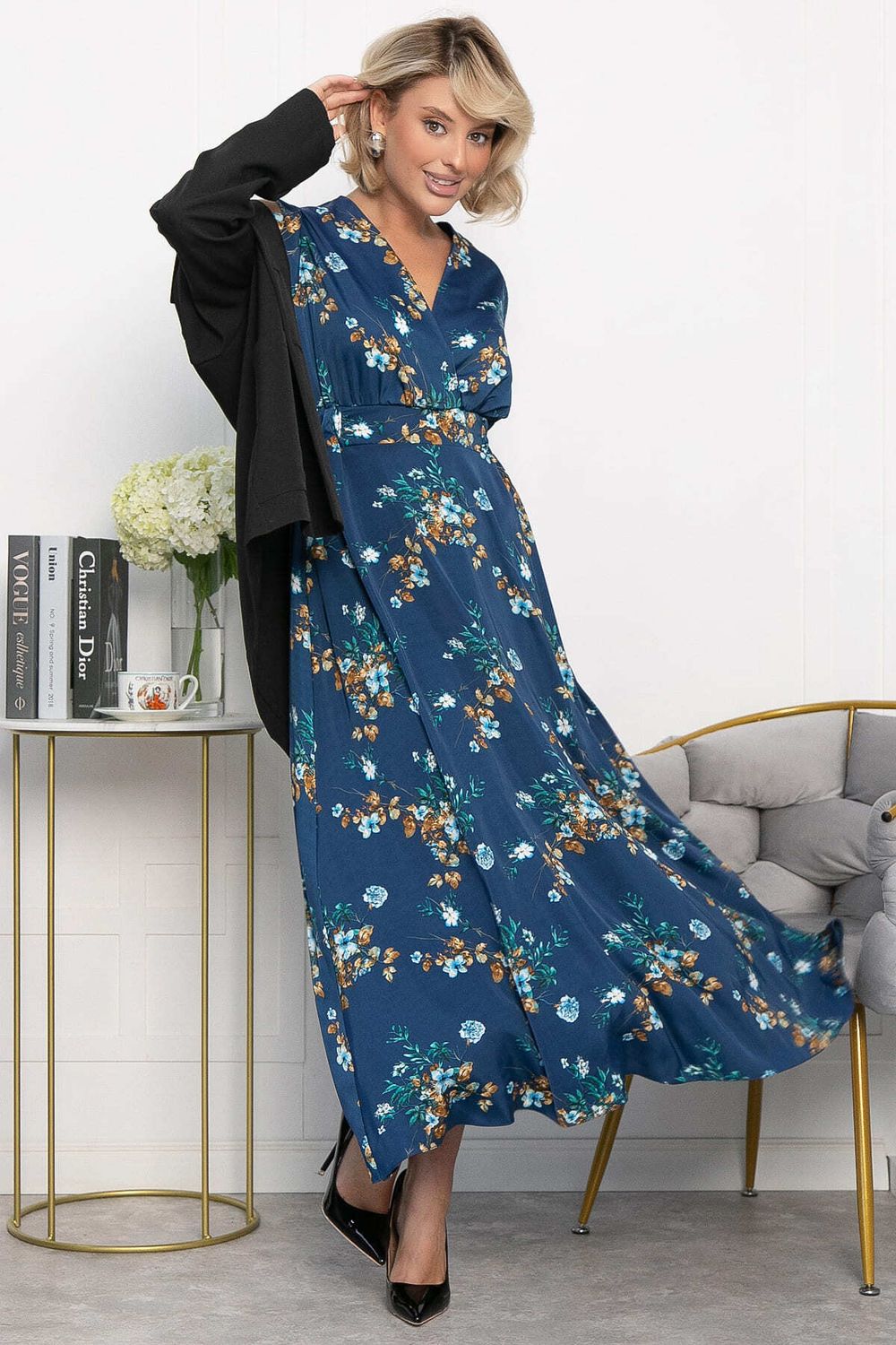 Платье Летнее вдохновение (джинс) П14145-1М LT Collection