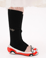 Гетры с шерстью Черная роза