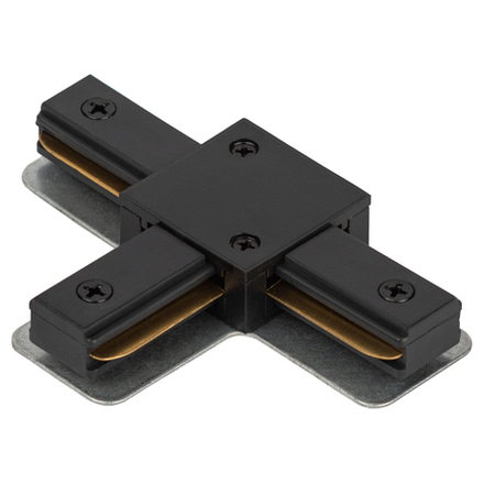 Коннектор питания ЭРА TR-1PA-СT BK для однофазного шинопровода T-образный черный