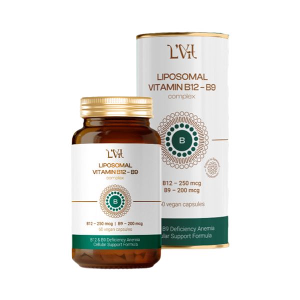 Липосомальный комплекс B12 250 мг B9 200 мг 60 капс (Liposomal Vitamins)