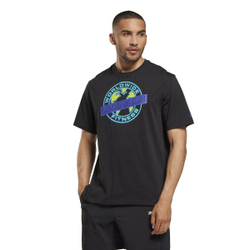 Теннисная футболка Reebok Les Mills Oversized Tee - Black
