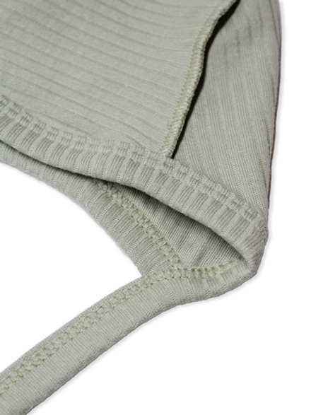 Чепчик Швы наружу Рубчик Шалфей RinaAmari