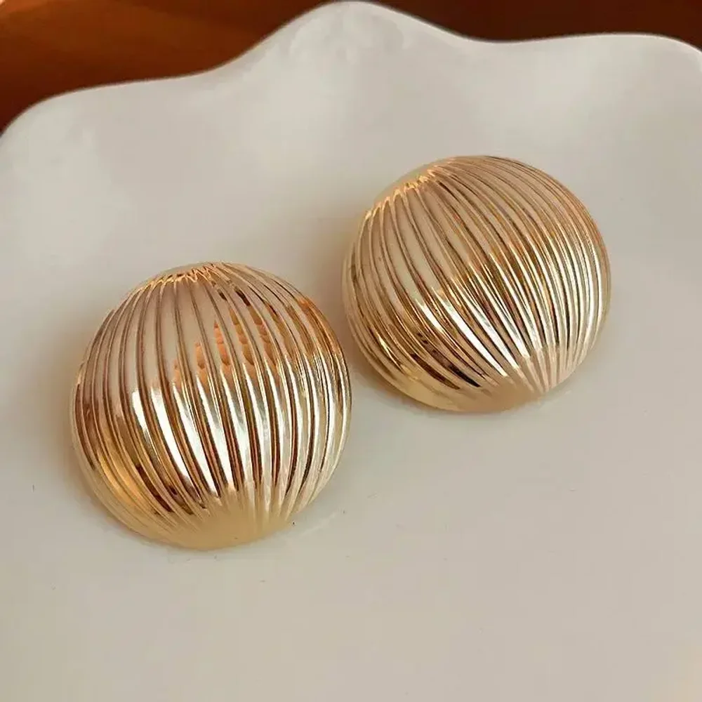 Серьги Луна, Золотые