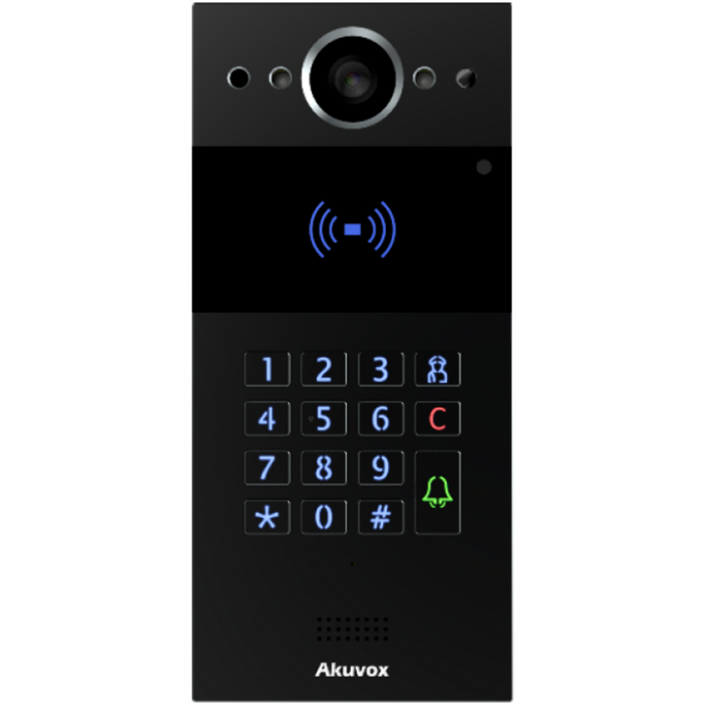 Вызывная панель Akuvox R20K Black On-Wall