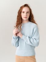 Джемпер для девочки AT1001 небесно-голубой
