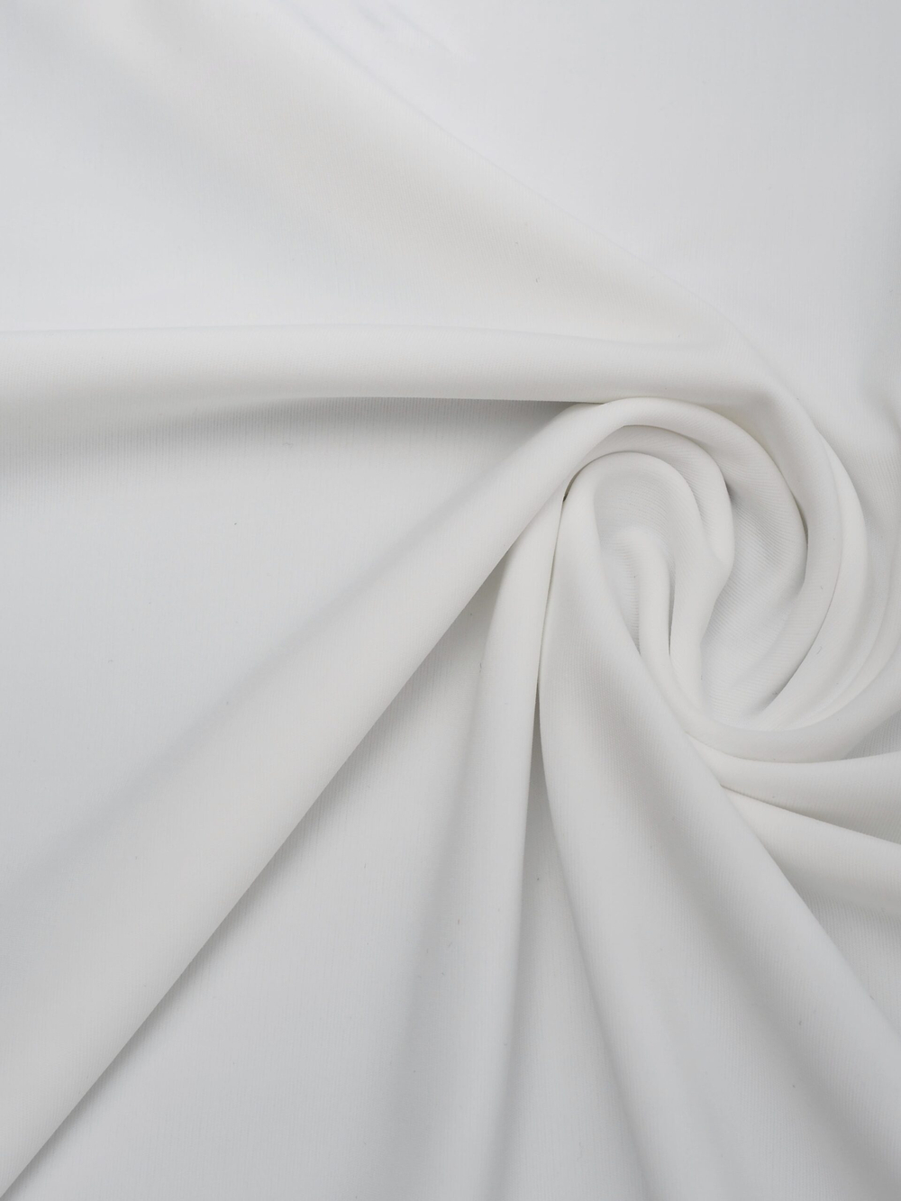 Микрофибра бельевая матовая эластичная цвет белый метражом