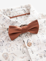 Рубашка и галстук-бабочка в комплекте для мальчика Next E32-655, Кремовый