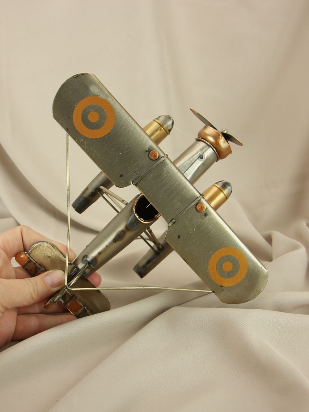 R&D Модель самолета биплана британских ВМС 2МВ, неокрашенный