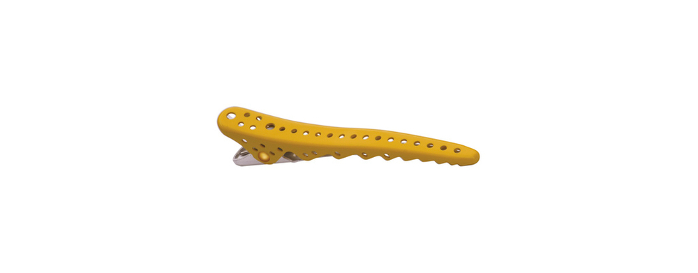 Зажимы Y.S.Park  Shark Clip YS-16*02 (2 шт.) желтые