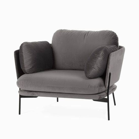 Кресло Sussex цвет темно-серый