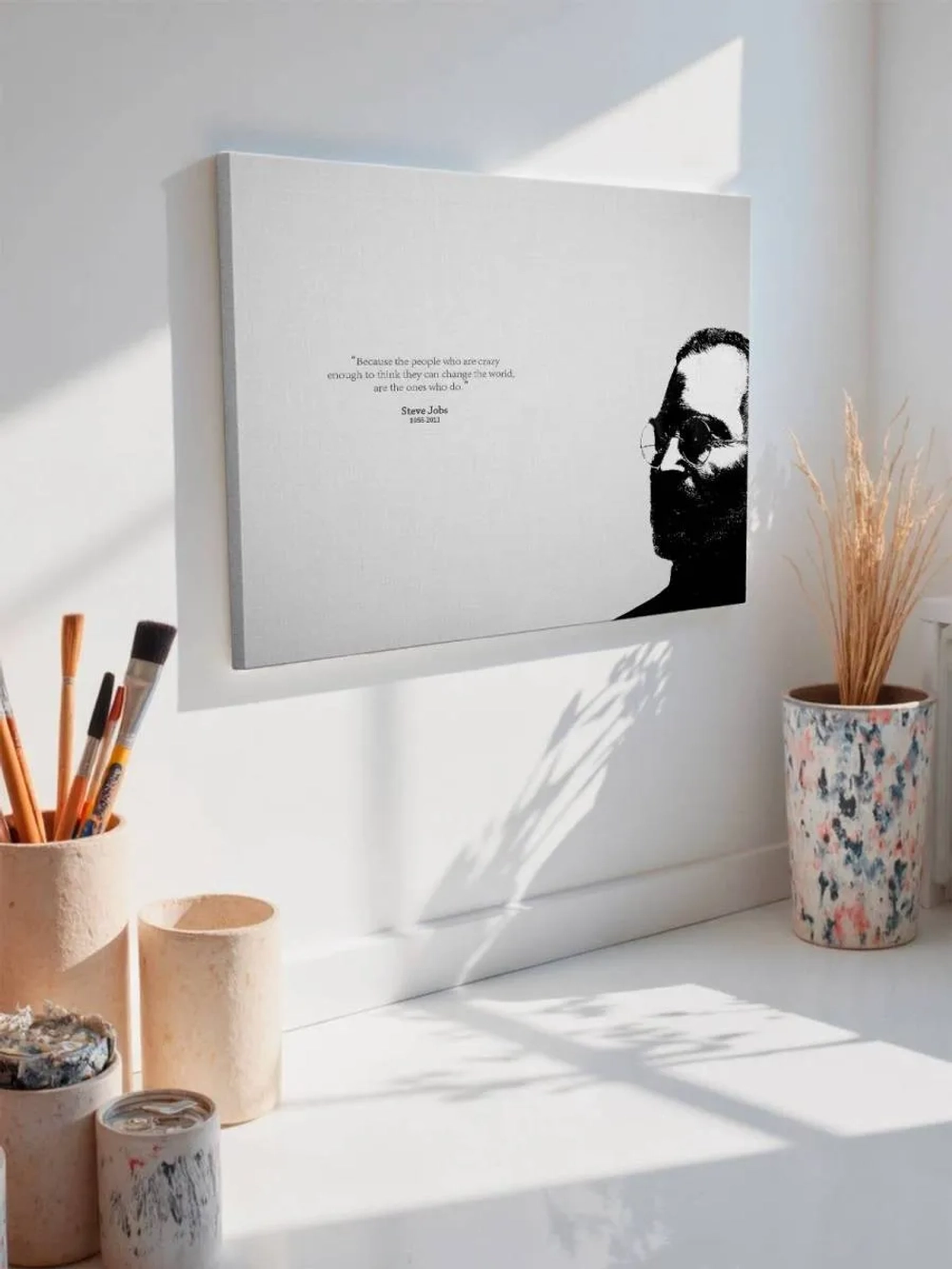 Картина на стену 40 X 50 Стив Джобс цитата