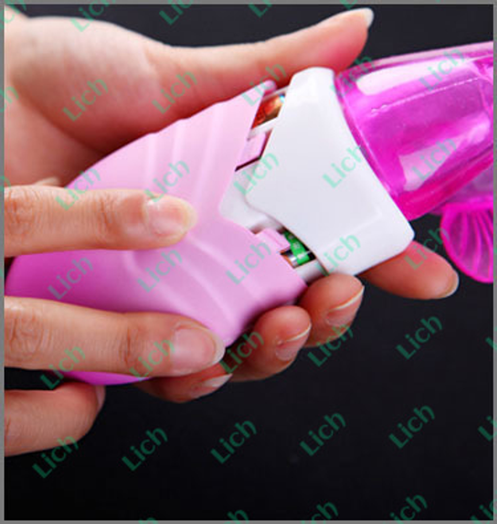 Сиреневый вибромассажер Волшебный язычок с вибро-яйцом