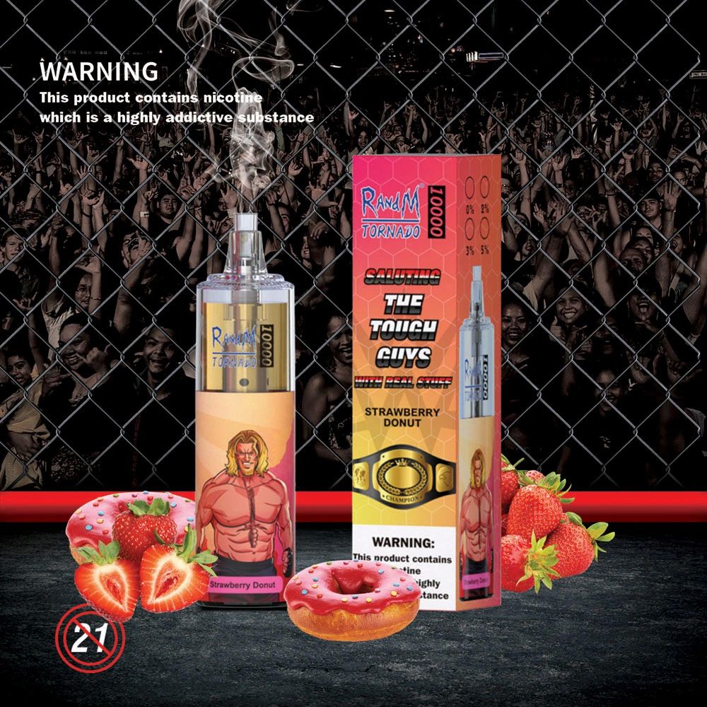 RandM Tornado 10000 - Strawberry Donut (5% nic)