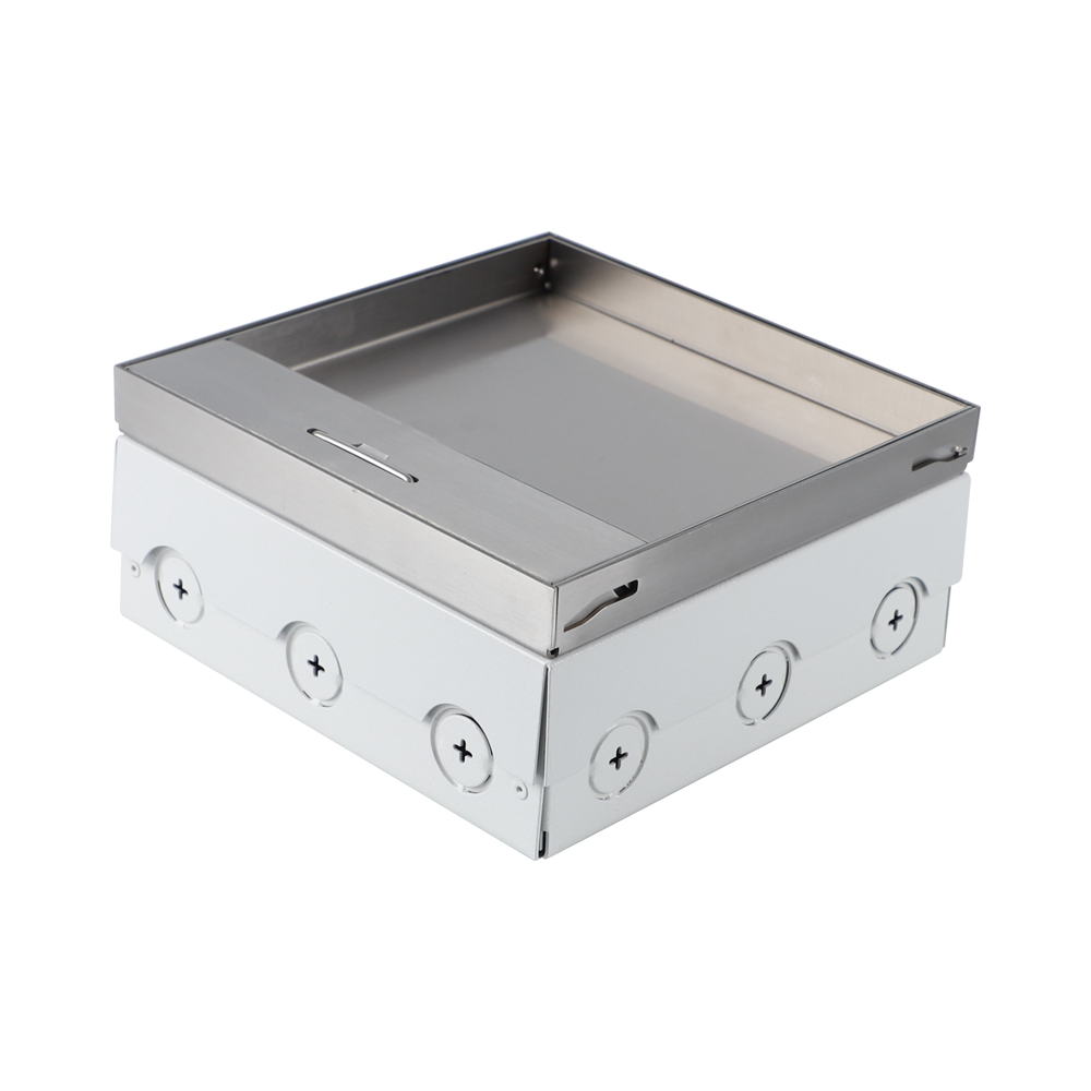 Лючок в пол 12 мод. (6 мод. 45х45 мм.) верт. установка