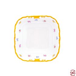 Салатник квадратный глубокий Queen's Crown Мелкие цветы 21 см