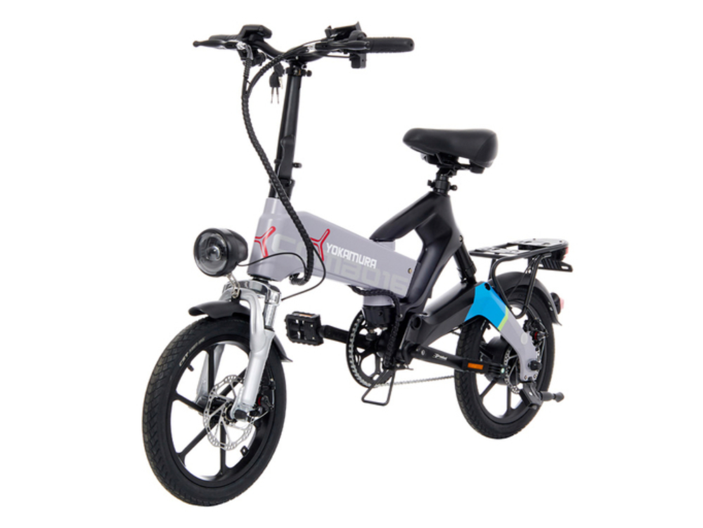 Электровелосипед Yokamura Combo 16 (Grey Black)