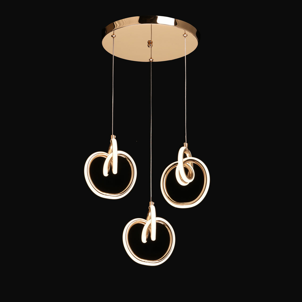 Люстра потолочная De Markt "Аурих", LED, 66Вт, площадь освещения 23м², IP20