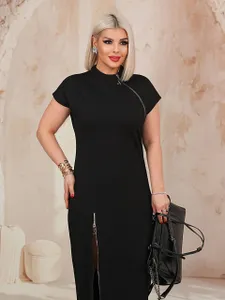 Платье с разрезом УК-1405-1 Фабрика Моды