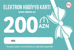 Elektron hədiyyə kartı  200 AZN
