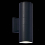SL074.401.02 Светильник уличный настенный ST-Luce Черный/Черный LED 2*8W 4000K TUBO