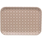 Поднос бамбуковый «Eco Life» 29*20см, цветы