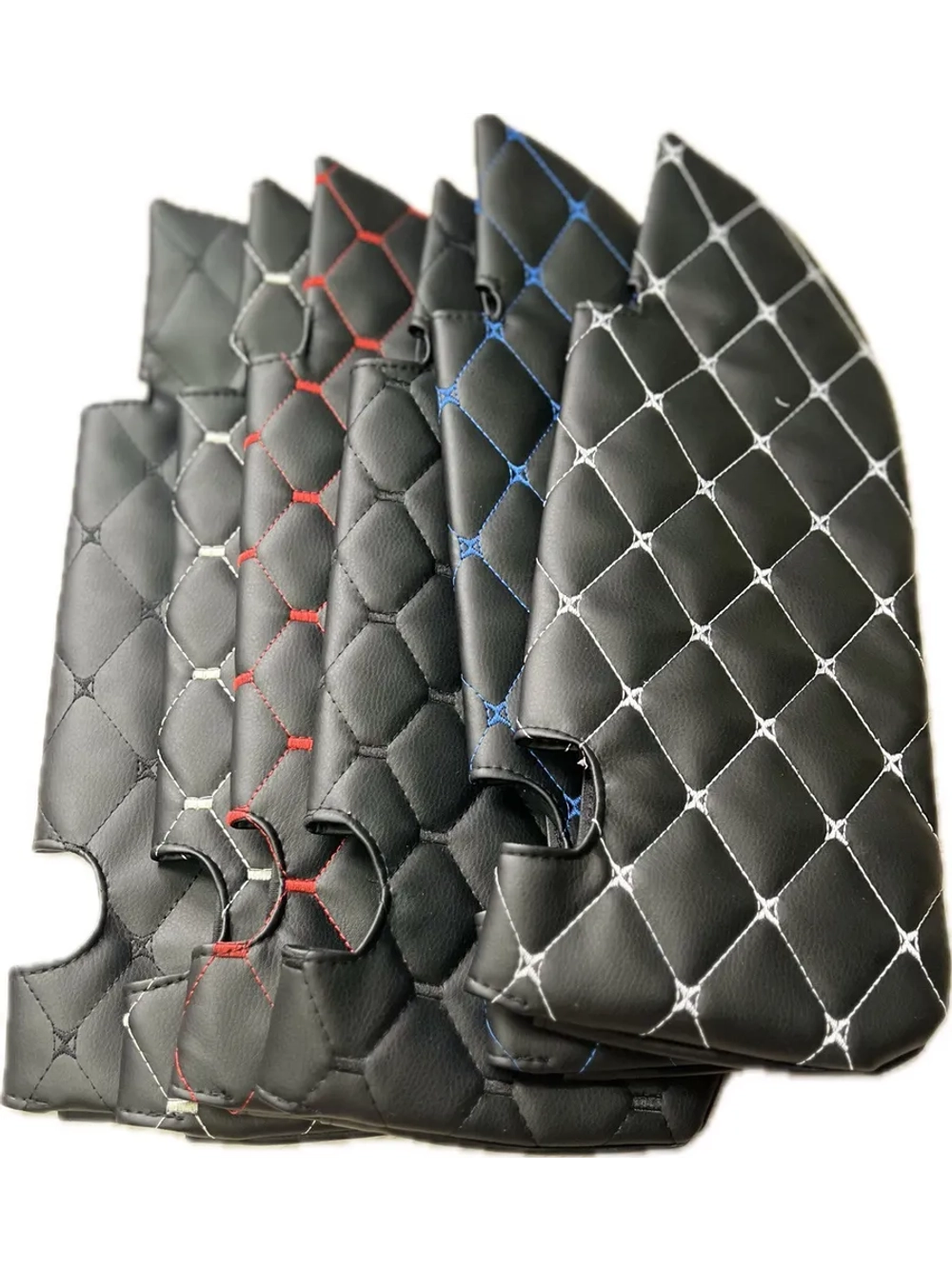 Чехлы на козырьки Лада Веста Vesta(красный Рубин)