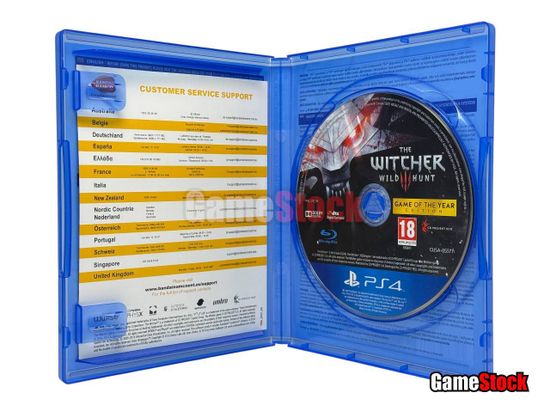 PS4 The Witcher 3 Wild Hunt GOTY / Ведьмак 3 Дикая охота (Б/У, Русские субтитры, CUSA-05571)