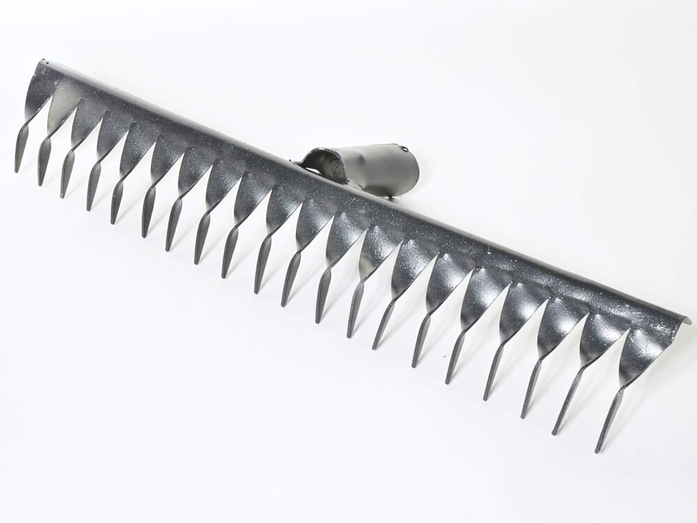 Грабли витые 20-ти зубые узкий шаг, порошковая окраска, без черенка ГВ-20
