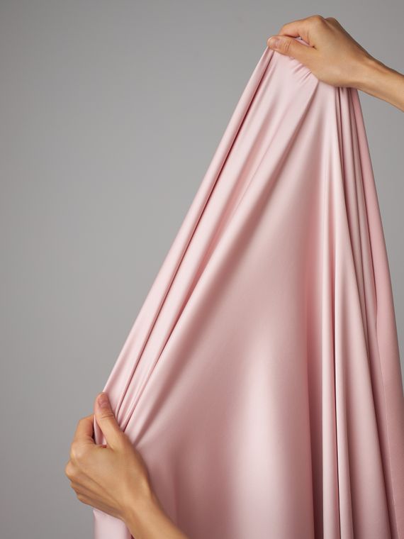 Атлас (сатин) эластичный бельевой, лотос 019