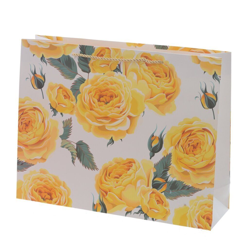 GAEM Пакет подарочный L (бумага 210г/м2, блок микс 12шт), L38,5 W11 H30 см, 4в.