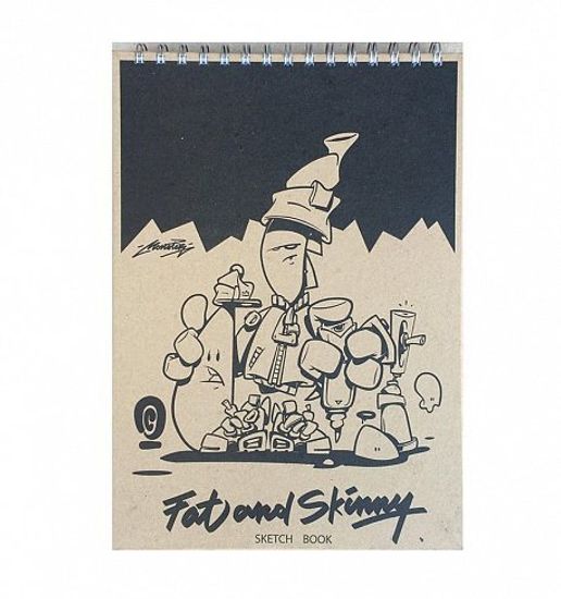 Скетчбук Fa&Skinny ZAK А4 на пружине альбом