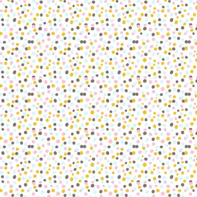 Конфетти, полька дот. Милый детский принт